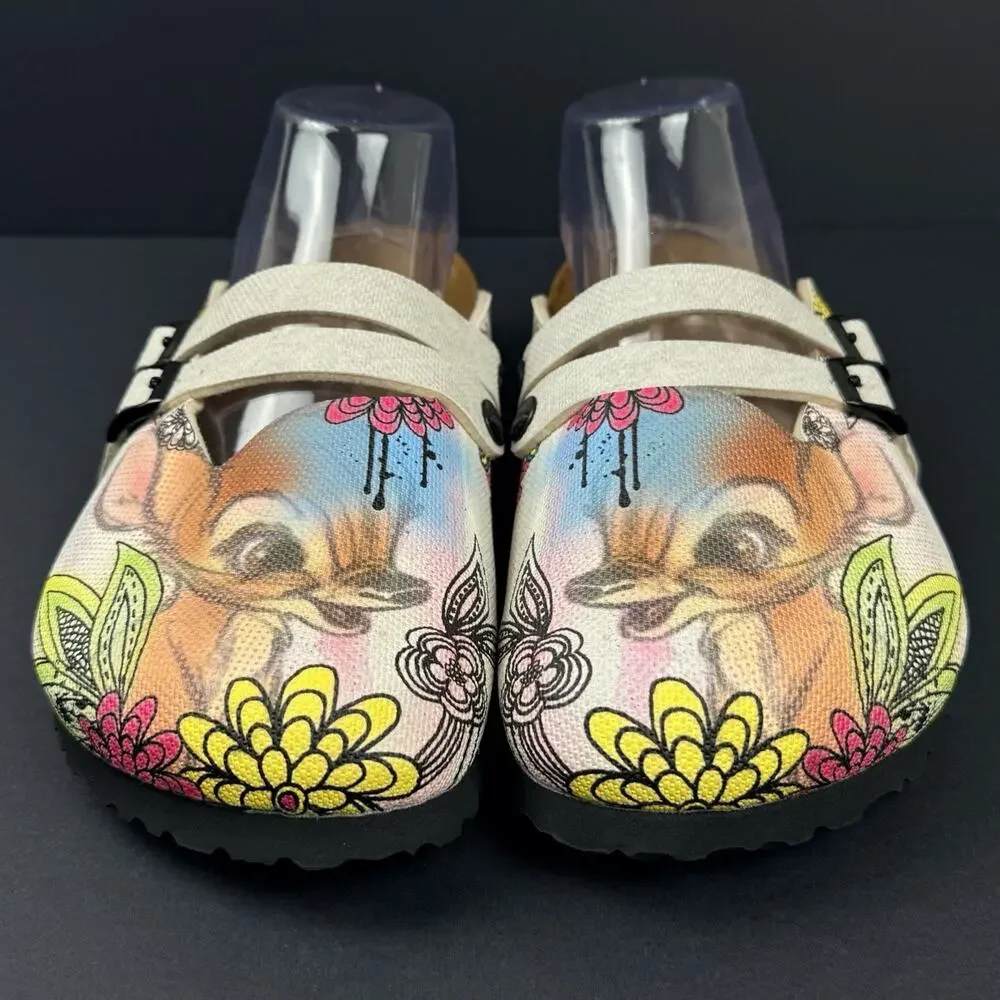 Birkenstock Birki’s Maria Disney Bambi Clogs Women US 9 EU 40 NEW No Box Rare